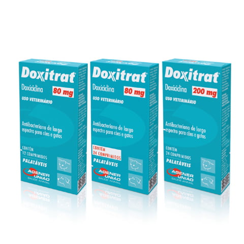 Doxitrat 80mg - 24 comprimidos - Doxiciclina