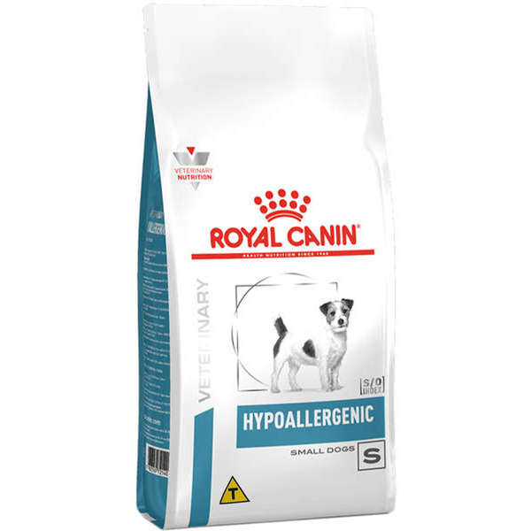 RAÇÃO ROYAL CANIN HYPOALLERGENIC 7,5KG Cães Adultos Raças Peq