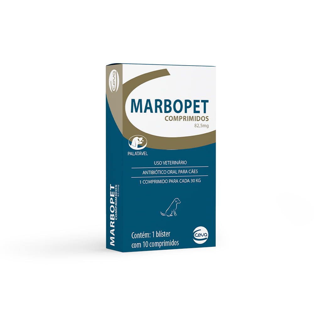 Marbopet 82,5 mg 10 Comprimidos