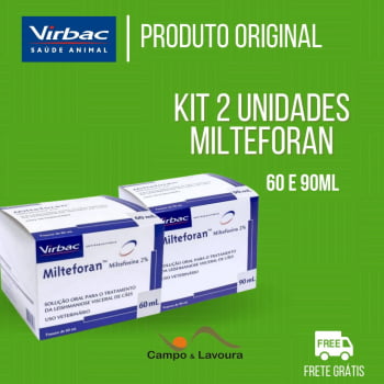 KIT MILTEFORAN 90 ML + MILTEFORAN 90 ML VIRBAC LEISHMANIOSE