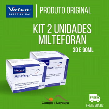 KIT MILTEFORAN 30 ML + MILTEFORAN 90 ML VIRBAC MILTEFOSINA 