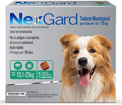 Nexgard  10 - 25 kg - 3 Tabletes  