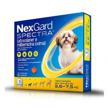 Nexgard Spectra 1 Tablete - 3,6 - 7,5 kg