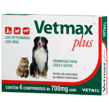 Vetmax Plus - 4 Comprimidos